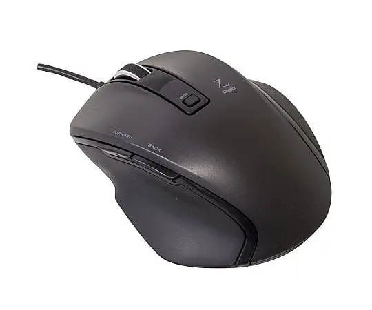67-7766-58 Wired Mo*** 5 Button BlueLED S Size Black MUS-UKF120BK