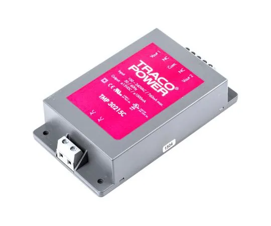 63-7654-79 TRACOPOWER 30W Dual Output Embedded Switch Mode Power Supply SMPS, 1A, ±15V dc Encapsulated TMP 30215C
