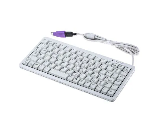 63-7561-79 Cherry Wired Grey USB Compact Keyboard, QWERTZ G84-4100LCMDE-0