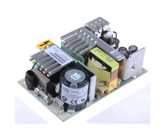 63-7556-02 Artesyn Embedded Technologies 60W Triple Output Embedded Switch Mode Power Supply SMPS, 1 A, 3.5 A, 8 A, 5/±12V dc LPT62-M
