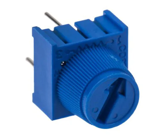 63-7608-95 500Ω Through Hole Trimmer Potentiometer 0.5W Top Adjust Bourns 3386 Series 3386F-1-501TLF