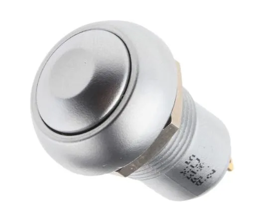 63-7698-99 APEM Single Pole Single Throw (SPST) Latching Push Button Switch, IP67, 12.9 (Dia.)mm, Panel Mount, 24V dc IPR1SAD0105