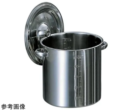 67-2408-80 18-8 Stock Pot with Scale 0.7 L 10cm