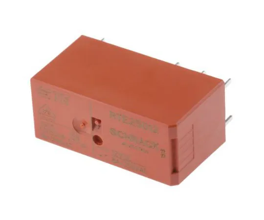 63-7679-87　TE Connectivity DPDT Non-Latching Relay PCB Mount, 12V dc Coil, 8A　RTE25012