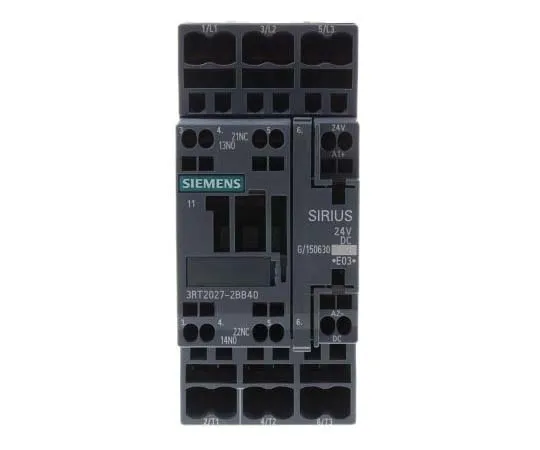 63-7721-81 Siemens 3 Pole Contactor, 32 A, 24 V dc Coil, SIRIUS Innovation, 3NO, 15 kW 3RT2027-2BB40
