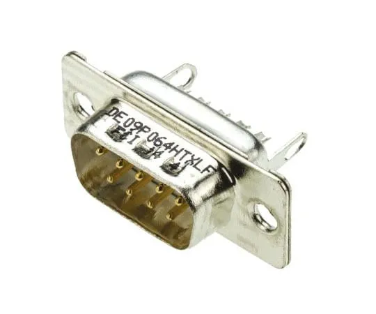 63-7624-38 Amphenol FCI Panel Mount, 9 Pin D-sub Connector Plug, Shell Size E DE09P064HTXLF