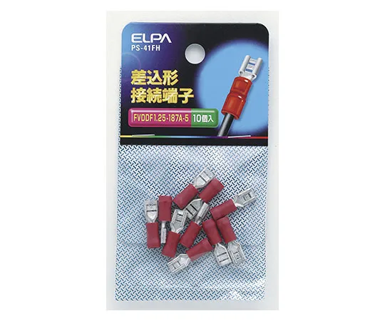 62-8569-56 Plug Type Connection Terminal F Type Red PS-41FH