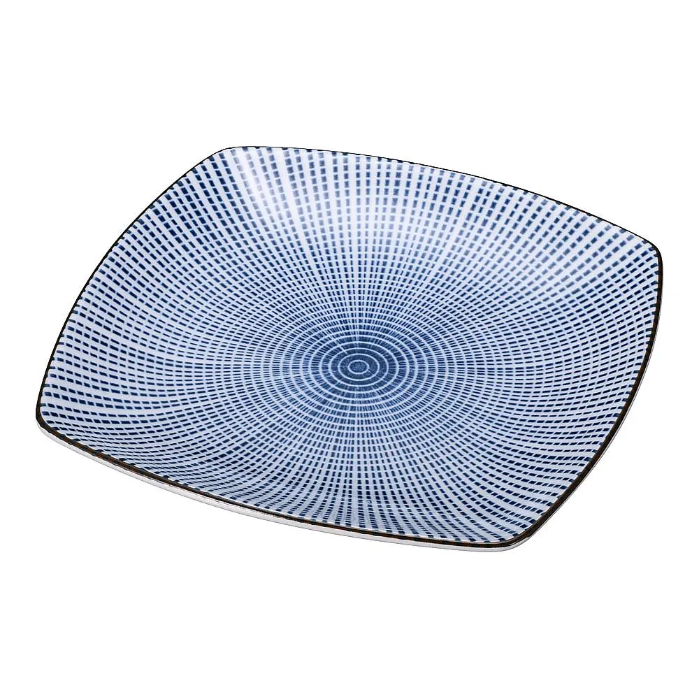 62-6841-80 1000 Step Ten-grass Square Small Plate T03-127