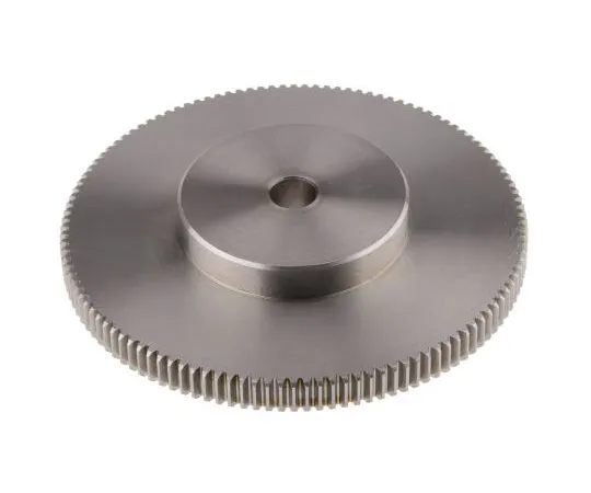 63-7607-86 RS PRO Stainless Steel 120 Teeth Spur Gear, 120mm Pitch Diam. , 60mm Hub Diam. , 12mm Bore Diam. 521-8543