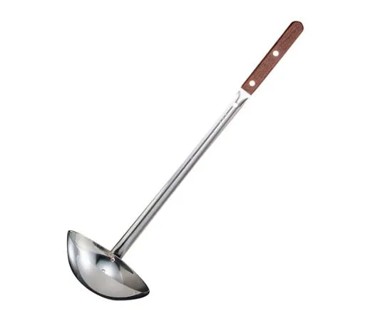 63-7125-34 EBM 18-8 Rose Long Handle Double-***ed Service Ladle for Prevention of Foreign Contamination 144 mL 2280300