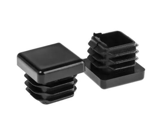 63-7648-30 RS PRO Black PE Square Tube Plug, 20mm Tube 629-0120