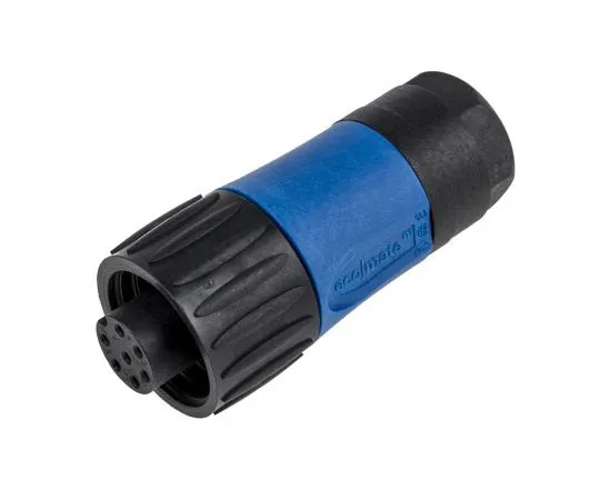 63-7621-05 Amphenol Eco-Mate Series Cable Mount Connector, 6 + PE contacts Socket C01630D00611010