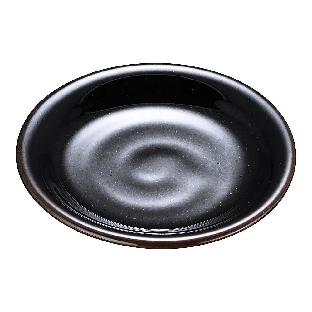 62-6841-34 Soba Kuromaru Small Plate T03-243