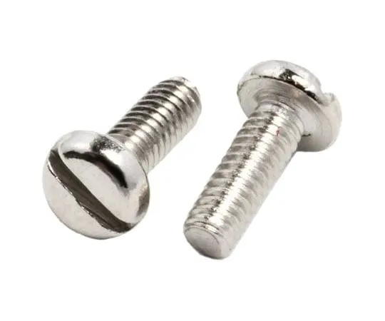 63-7573-64 RS Pro, M2 Pan Head, 6mm Brass Slot Nickel Plated0.4 482-7679