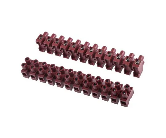63-7561-74 RS Non-F***d Terminal Block, 12 Way/Pole, Screw Down Terminals, 6 mm² Through Hole, Glass Fibre Reinforced Nylon, 400 V 464-9750