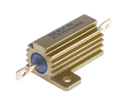 63-7688-53 Vishay RH025 Series Aluminium Ho***d Axial Wire Wound Panel Mount Resistor, 1Ω ±1% 25W RH0251R000FE02