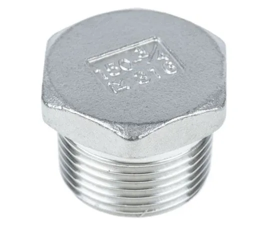 63-7592-26 RS PRO Stainless Steel Hexagon Plug 3/4in R(T) Male 0.92in 499-3473