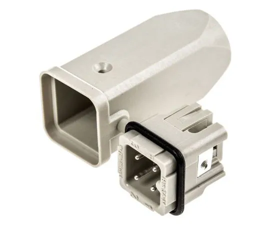 63-7584-09 Han A Series 3 Way Male 10A Connector Kit, includes Hood, Insert 09200032611+19200031440