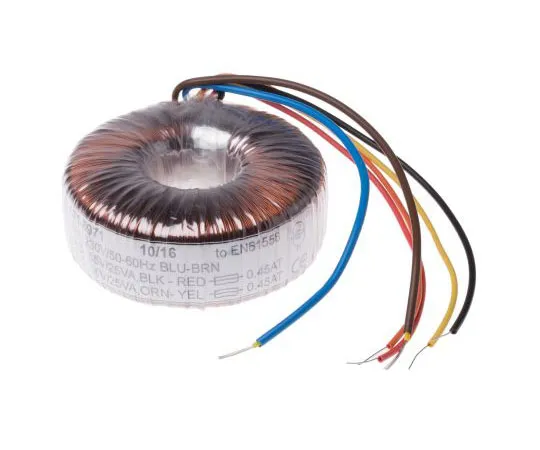 63-7670-66 2 Output Toroidal Transformer, 50VA, 2 x 55V ac 173-0173