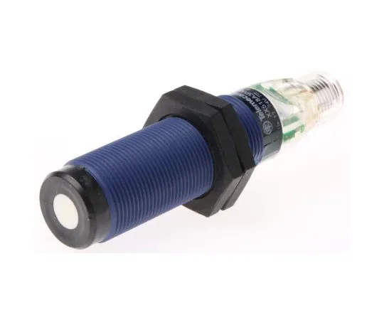 63-7634-93 Telemecanique Sensors Ultrasonic Sensor Barrel M18 x 1, 50 → 500 mm, PNP-NO, M12 - 4 Pin IP67 XX518A3PAM12