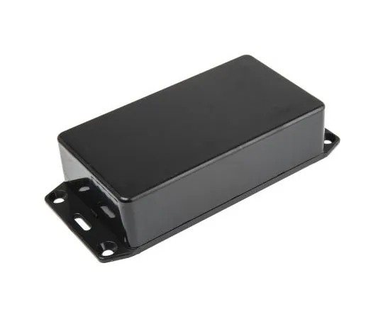 63-7585-89 Hammond 1591, ABS Enclosure, IP54, Flanged, 112 x 62 x 27mm 1591BFLBK