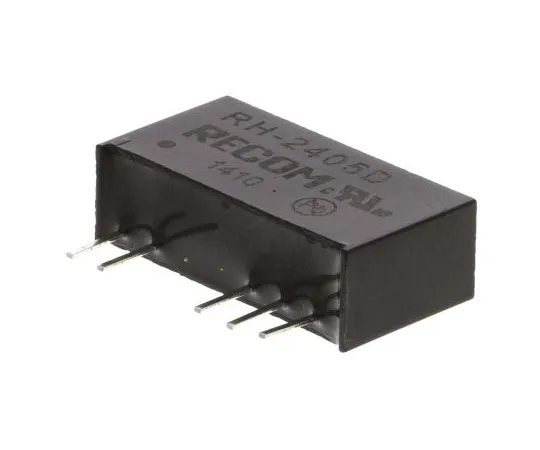 63-7672-48 Recom RH 1W Isolated DC-DC Converter Through Hole, Voltage in 21.6 → 26.4 V dc, Voltage out ±5V dc RH-2405D