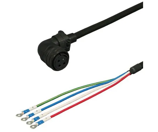 69-5258-36　Mitsubishi Electric Power Cable 20 m Fixed Angle Plug DSVPWS5L-20M-020　DSVPWS5L-20M-020