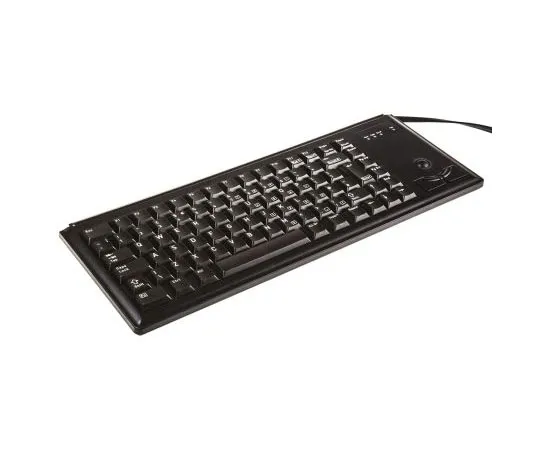 63-7560-70 Cherry Wired Black PS/2 Compact Keyboard, QWERTY (UK) G84-4400LPBGB-2