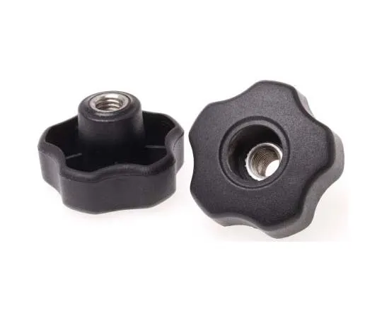 63-7715-22 RS PRO Black Thermoplastic Knob, M10 x 15 702-7689