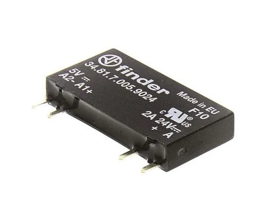 63-7615-59 Finder 6 A SPNO Solid State Relay, DC, PCB Mount, 24 V dc Maximum Load 34.81.7.005.9024