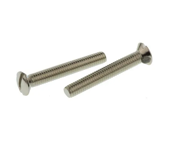 63-7574-85 RS Pro, M3.5 Raised (Countersunk) Head, 25mm Brass Slot Nickel Plated0.6 482-9568
