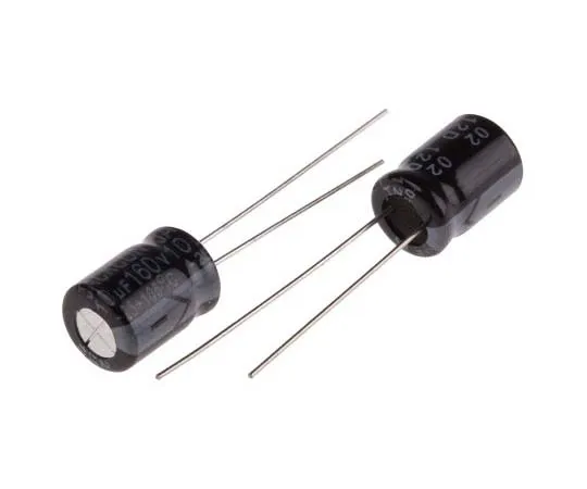 63-7738-04 RS PRO 10μF 160V dc Aluminium Electrolytic Capacitor, Through Hole 8 (Dia.) x 11mm +105°C 8mm 3.5mm 11mm 170-1294