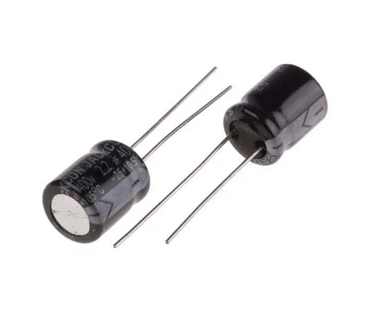 63-7738-26 RS PRO 2.2μF 400V dc Aluminium Electrolytic Capacitor, Through Hole 10 (Dia.) x 12mm +105°C 10mm 5mm 12mm 711-2021
