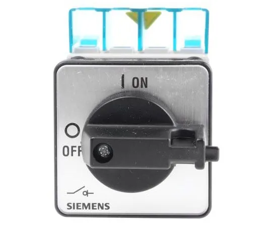 63-7605-43 3 Pole Panel Mount Non F***d Isolator Switch, 16 A, 7.5 kW, IP65 3LD2050-0TK11