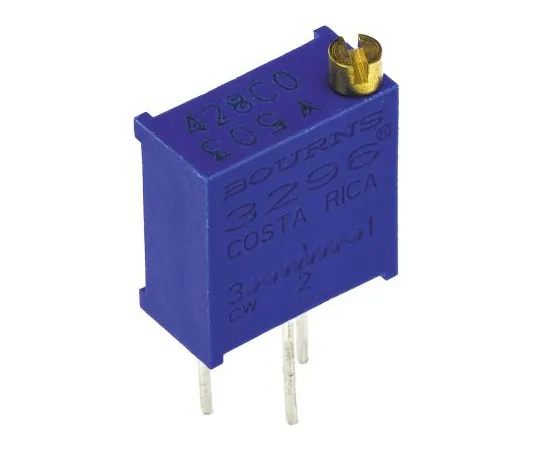 63-7608-35 50kΩ Through Hole Trimmer Potentiometer 0.5W Top Adjust Bourns 3296 Series 3296Y-1-503LF