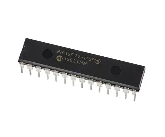 63-7563-27 Microchip PIC16F72-I/SP, 8bit PIC Microcontroller, 20MHz, 2K Flash, 28-Pin SPDIP PIC16F72-I/SP