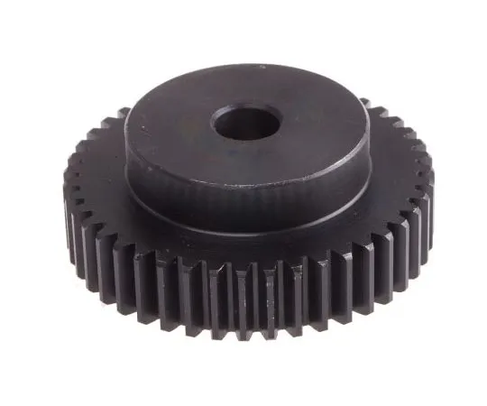 63-7607-08 RS PRO Steel 44 Teeth Spur Gear, 66mm Pitch Diam. , 45mm Hub Diam. , 12mm Bore Diam. 521-6503
