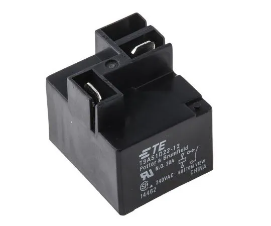 63-7678-01 TE ConnectivityT9A SPNO Non-Latching Relay PCB Mount, 12V dc Coil, 30A T9AS1D22-12=RELAY,QC/PC,SEAL,P