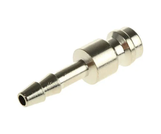 63-7662-62 RS PRO Pneumatic Quick Connect Coupling Brass 4mm Hose Barb 667-1857