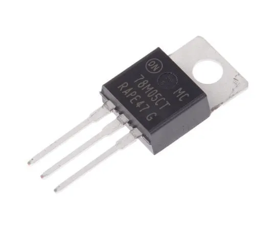 63-7603-98 ON Semiconductor, 5 V Positive Voltage Regulator, 700mA, 1-Channel 3-Pin, TO-220 MC78M05CTG MC78M05CTG