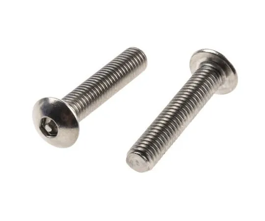 63-7642-54 Plain Button Stainless Steel Tamper Proof Security Screw, M5 x 25mm 621-2833