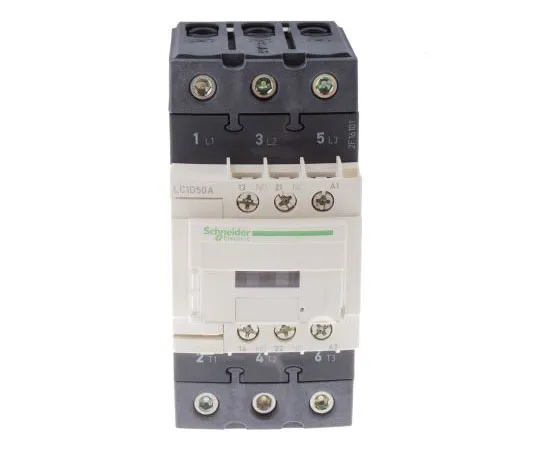 63-7656-50 Schneider Electric 3 Pole Contactor, 50 A, 110 V ac Coil, TeSys D, 3NO, 22 kW LC1D50AFE7