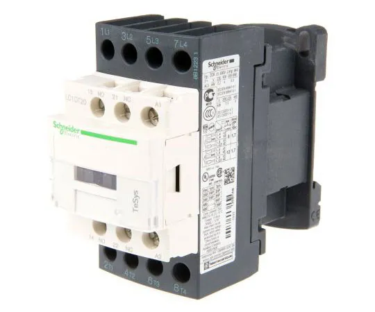 63-7554-59 Schneider Electric 4 Pole Contactor, 20 A, 24 V ac Coil, TeSys D, 4NO LC1DT20B7