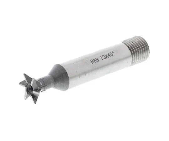 63-7610-91 60 mm HSS Standard Dovetail Cutter, 45°, 13mm Diameter 522-8017