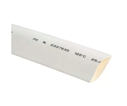 63-7710-25 RS PRO White No Heat Shrink Tubing 25.4mm Sleeve Dia. x 3m Length 2:1 Ratio 700-4781