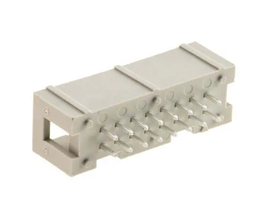 63-7703-27 Harting SEK 18, 16 Way, 2 Row, Straight PCB Header 9185166324