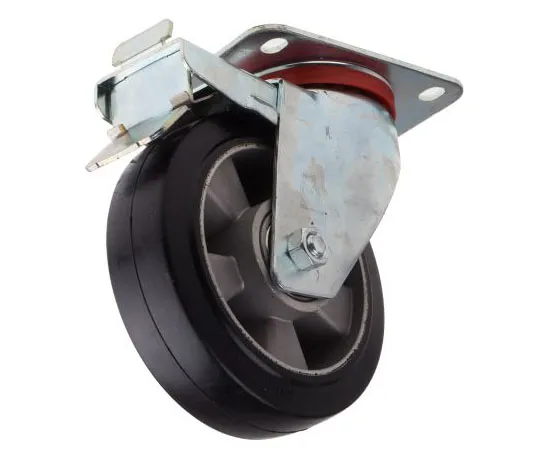 63-7642-75 RS PRO Braked Swivel Castor Wheel, 330kg Load Capacity, 160mm Wheel Diameter 621-9070