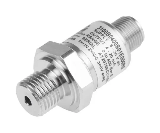 63-7555-75 Gems Sensors Gauge for Air Fluid, Hydraulic Fluid, Hydraulic Oil, Oil Pressure Sensor, 400bar Max Pressure Reading , 8 3100B0400S01E000
