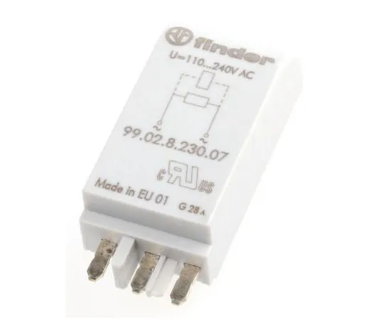 63-7646-20 Finder 230V ac Plug In Interface Relay Module 99.02.8.230.07