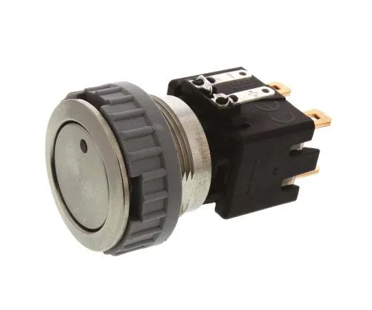 63-7730-05 Schurter Double Pole Double Throw (DPDT) Latching Red LED Push Button Switch, IP64 (Front); IP00 (Rear), 22 (Dia.)mm, 1241.6833.1121000